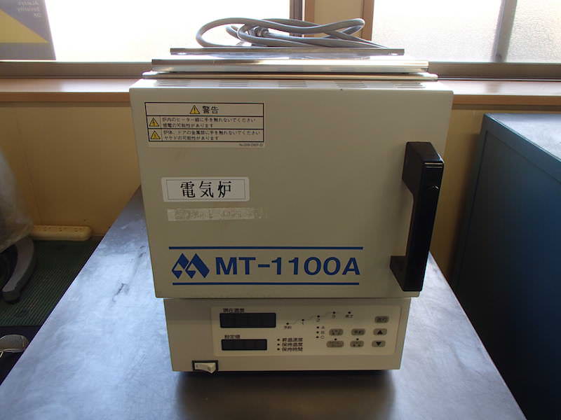 電気マッフル炉(電気炉)　　強熱減量試験
